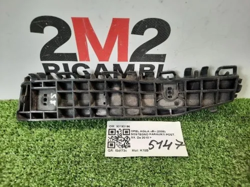 Sostegno Paraurti POST SX 93193196 Opel Agila B 2008