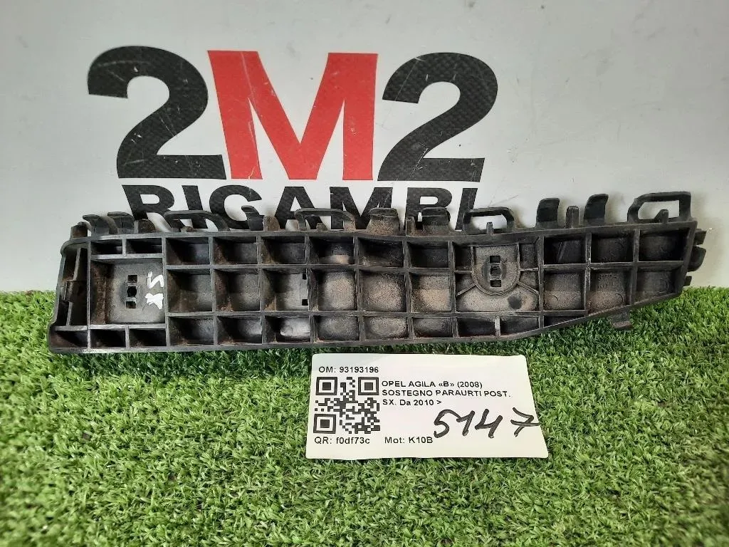 Sostegno Paraurti POST SX 93193196 Opel Agila B 2008
