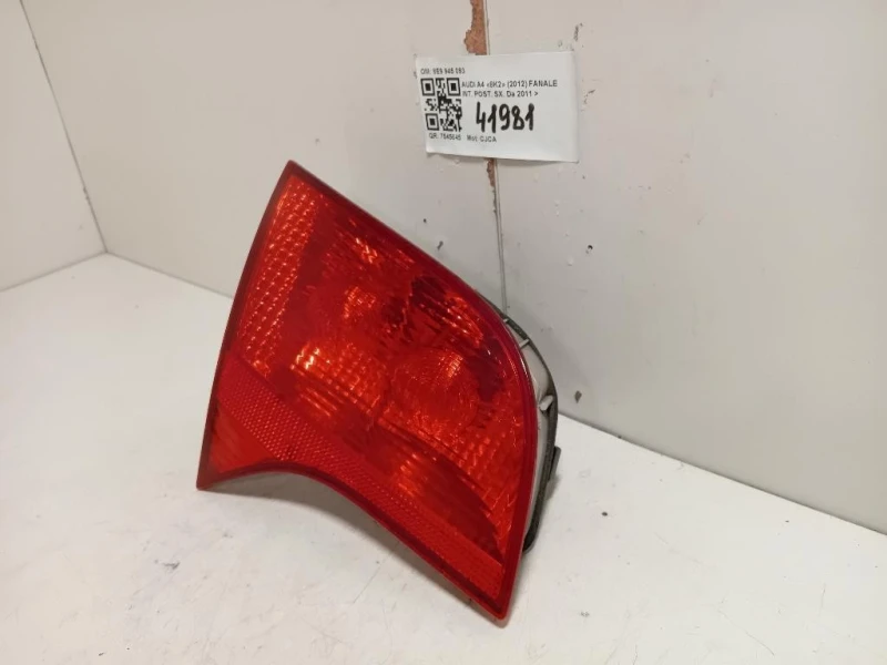 Fanale INT POST SX 8E9 945 093 Audi A4 8K2 2012