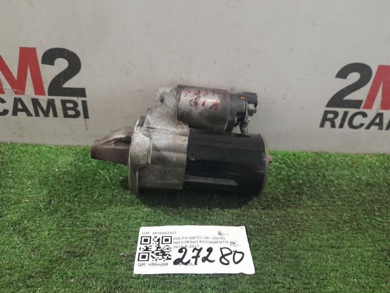 Motorino Avviamento 3610003401 Kia Picanto III 2015