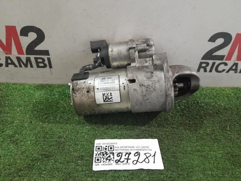 Motorino Avviamento 361002A970 Kia Sportage IV 2016