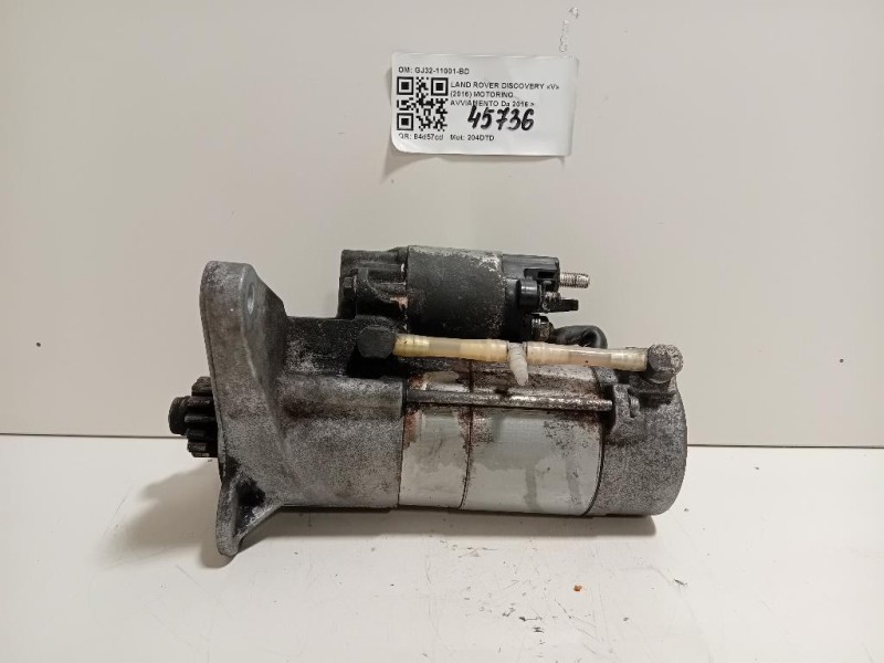 Motorino Avviamento GJ32-11001-BD Land Rover Discovery V 2016