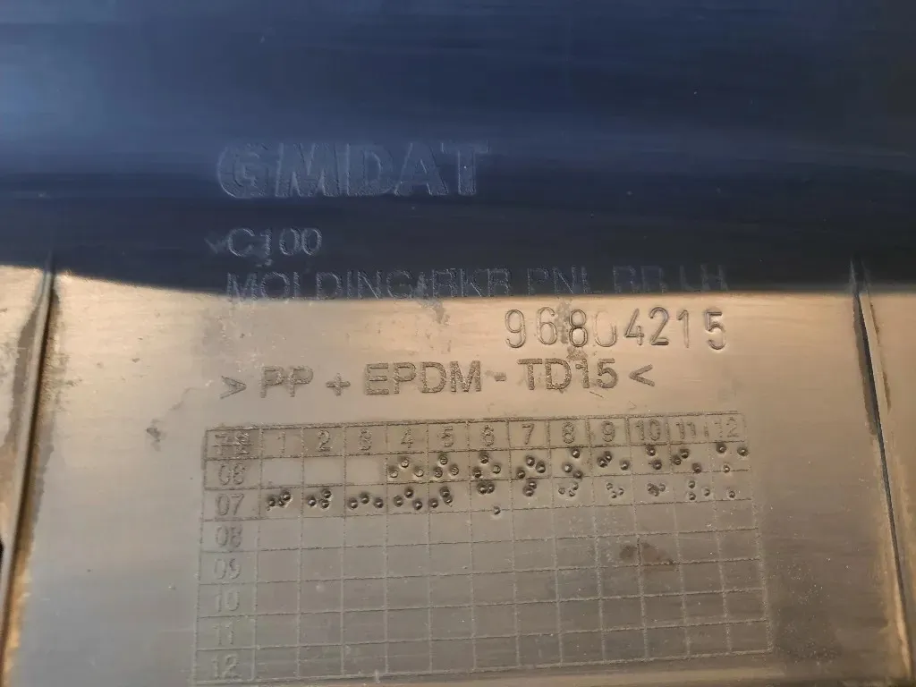 Sottoporta Parte POST SX Chevrolet Captiva I 2007