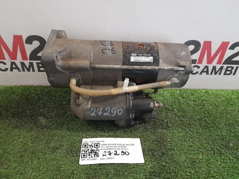 Motorino Avviamento 7H4211001AC Land Rover Range Rover IV 2013