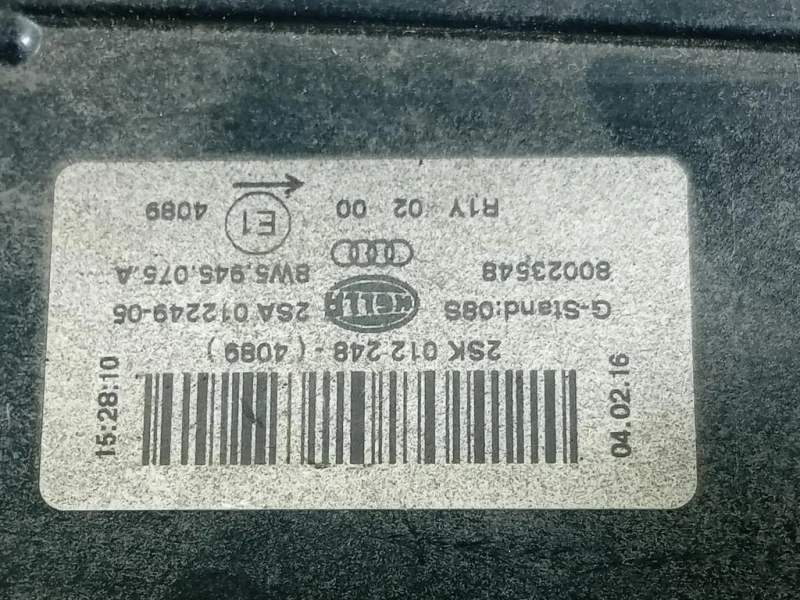 Fanale INT POST SX 8W5945075A Audi A4 8W2 2015