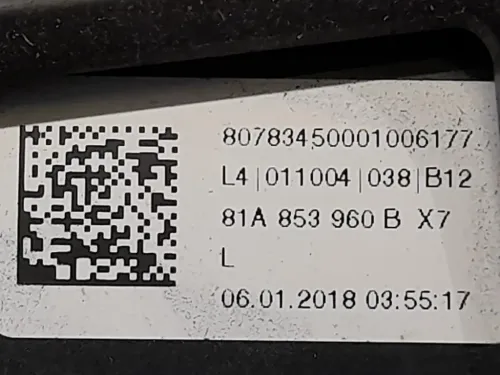 Sottoporta DX 81A853960B COPERTURA DECORATIVA PORTA Audi Q2 GAB 2016