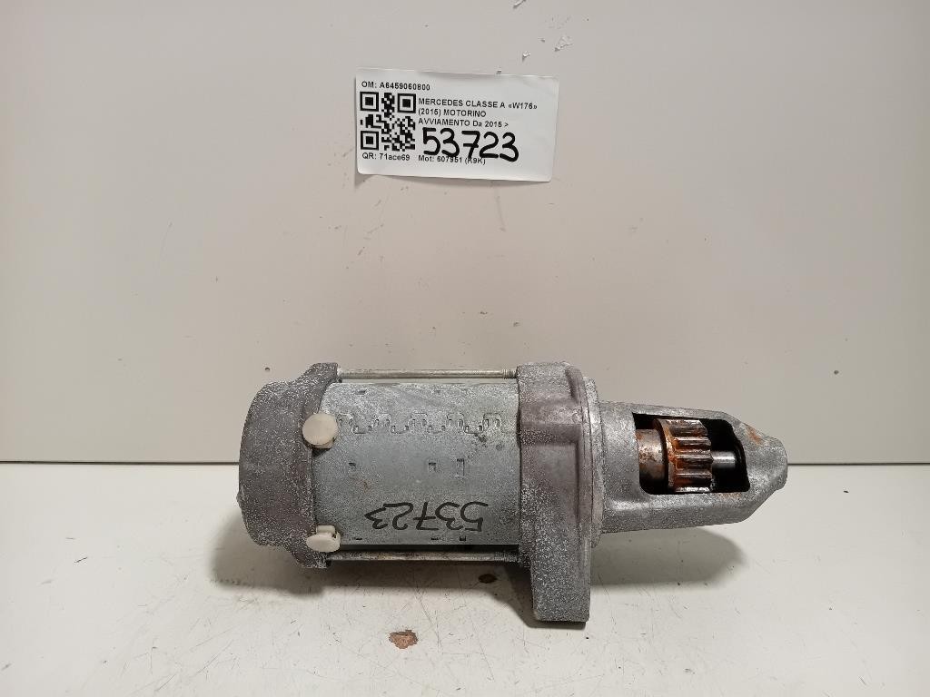 Motorino Avviamento A6459060800 Mercedes Classe A W176 2015