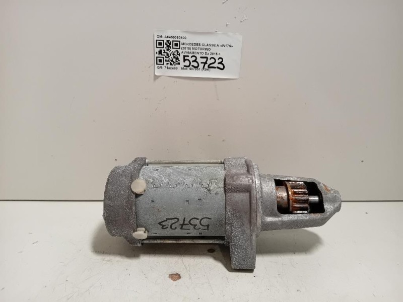 Motorino Avviamento A6459060800 Mercedes Classe A W176 2015