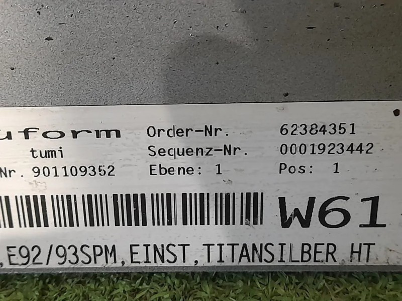 Sottoporta DX 51778041198 Bmw Serie 3 E92 Coupe 2007