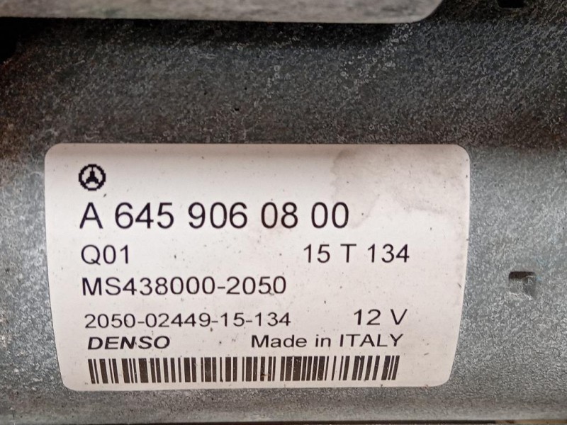 Motorino Avviamento A6459060800 Mercedes Classe A W176 2015