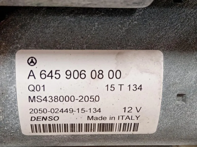 Motorino Avviamento A6459060800 Mercedes Classe A W176 2015