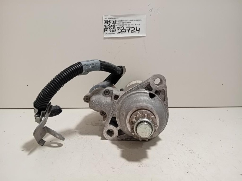 Motorino Avviamento A6459060300 Mercedes Classe B W246 2012