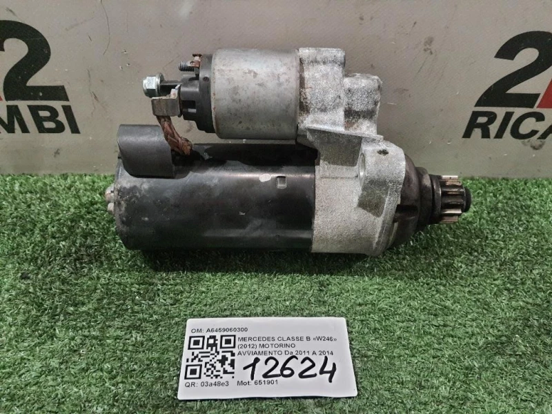 Motorino Avviamento A6459060300 Mercedes Classe B W246 2012