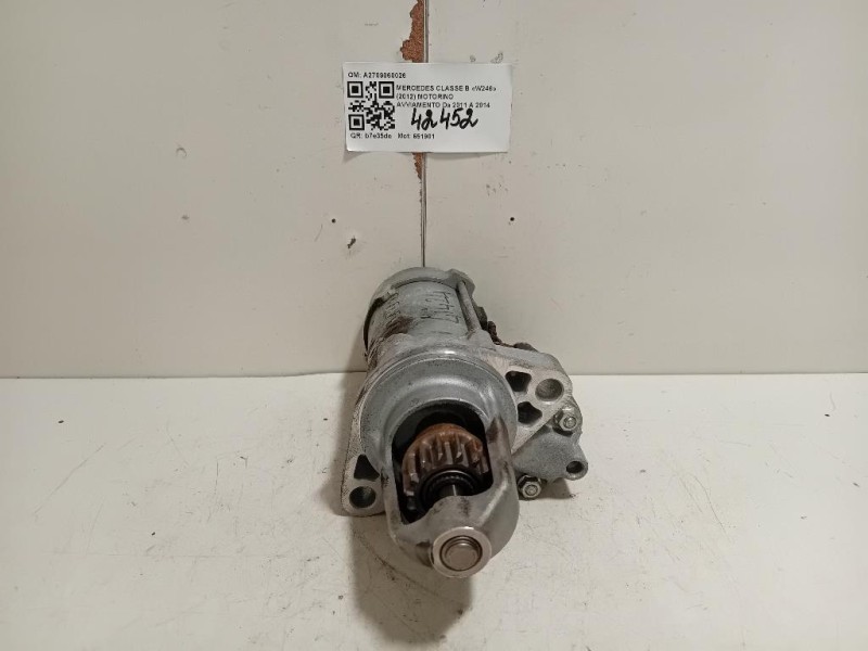 Motorino Avviamento A2709060026 Mercedes Classe B W246 2012