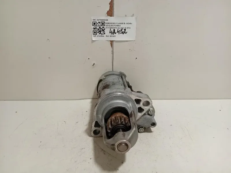 Motorino Avviamento A2709060026 Mercedes Classe B W246 2012