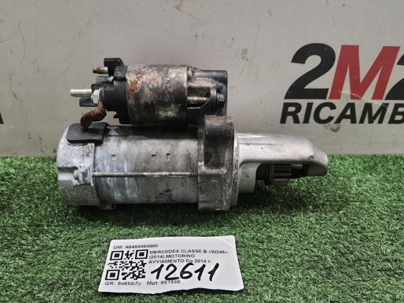 Motorino Avviamento A6459060800 Mercedes Classe B W246 2014