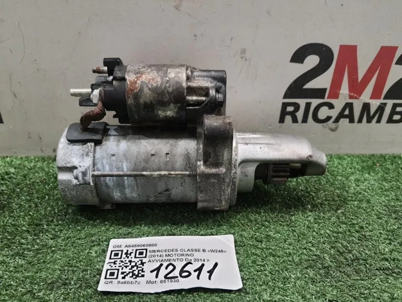 Motorino Avviamento A6459060800 Mercedes Classe B W246 2014