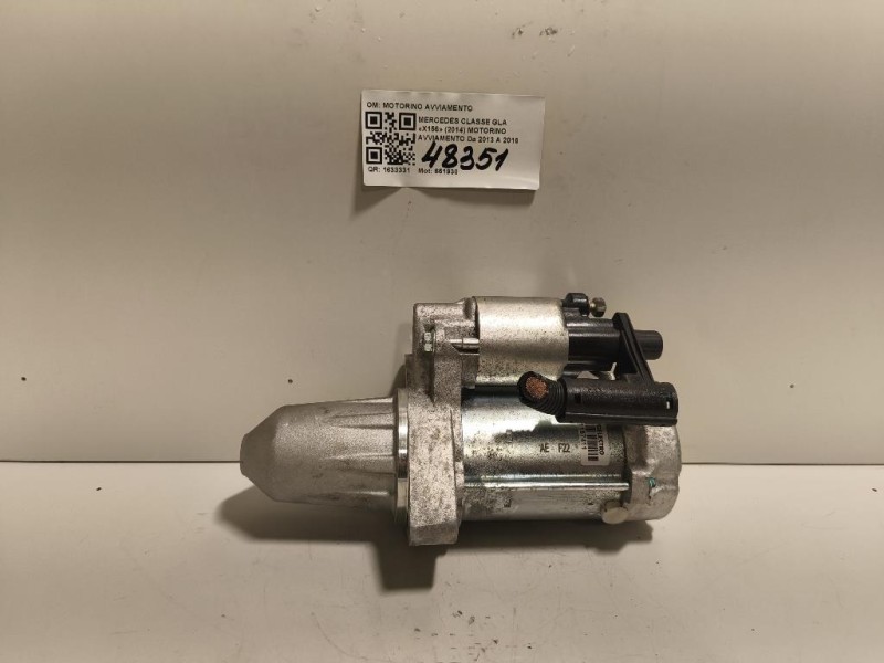 Motorino Avviamento MOTORINO AVVIAMENTO Mercedes Classe GLA X156 2014