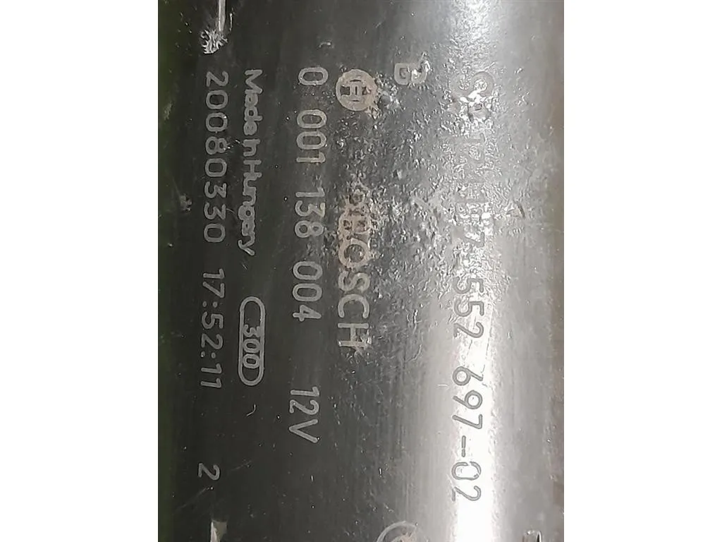 Motorino Avviamento 55269702 Mini MINI Clubman R55 2008