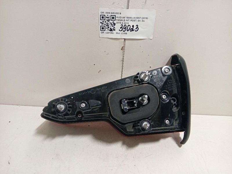 Fanale INT POST SX 8W5945093 B Audi A4 8W5 Avant 2015
