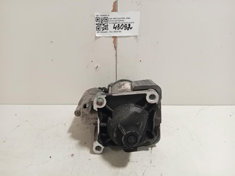Motorino Avviamento 7649090 03 Mini MINI Cooper F55 2014