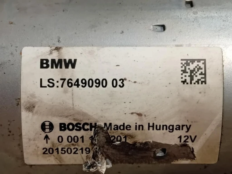 Motorino Avviamento 7649090 03 Mini MINI Cooper F55 2014