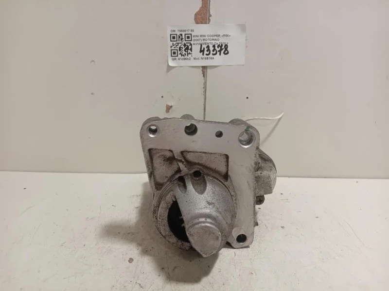Motorino Avviamento 7550017 80 Mini MINI Cooper R56 2007