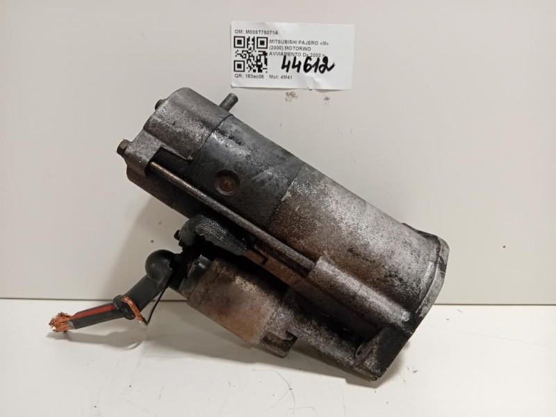 Motorino Avviamento M008T75071A Mitsubishi Pajero III 2000