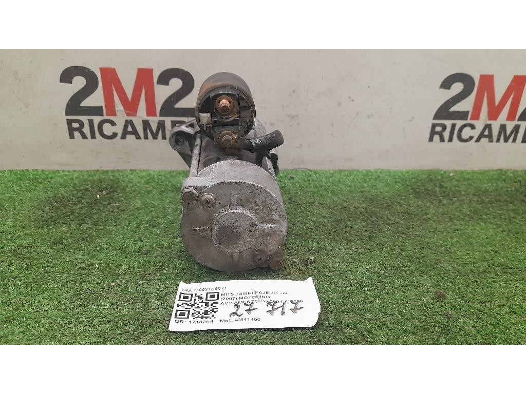 Motorino Avviamento M002T88071 Mitsubishi Pajero IV 2007