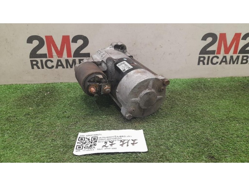 Motorino Avviamento M002T88071 Mitsubishi Pajero IV 2007