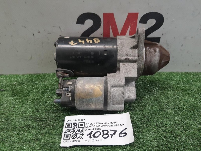 Motorino Avviamento 24436877 Opel Astra H 2005