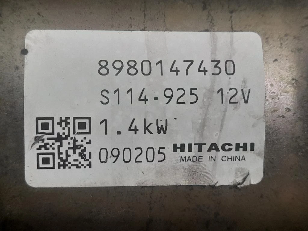 Motorino Avviamento 8980147430 Opel Astra H 2005