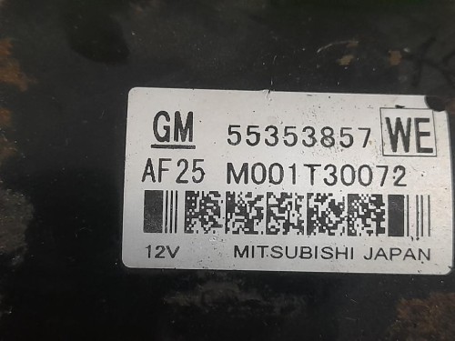 Motorino Avviamento 55353857 Opel Astra J 2012