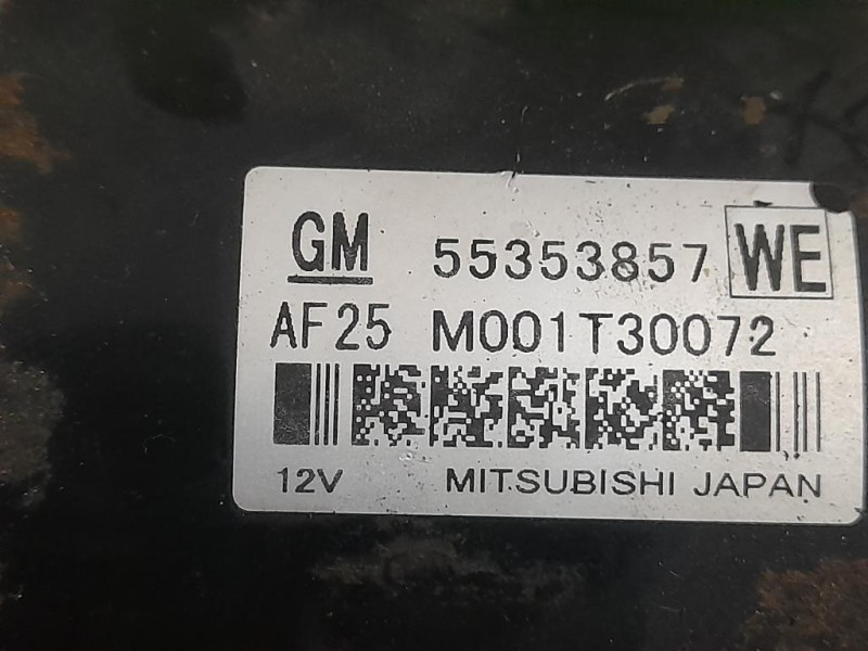 Motorino Avviamento 55353857 Opel Astra J 2012