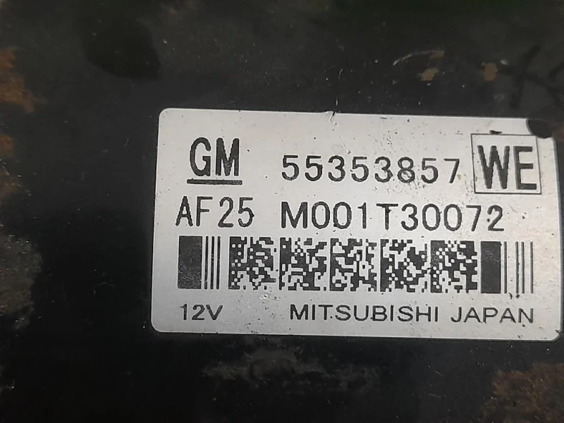 Motorino Avviamento 55353857 Opel Astra J 2012