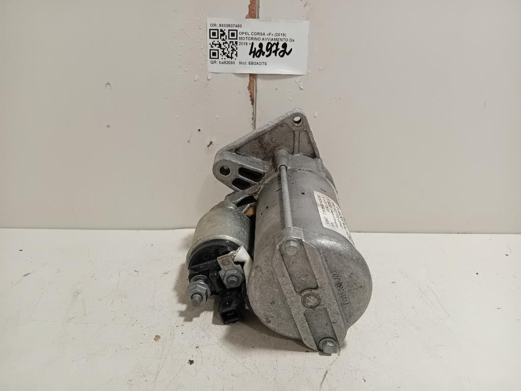 Motorino Avviamento 9830507480 Opel Corsa F 2019