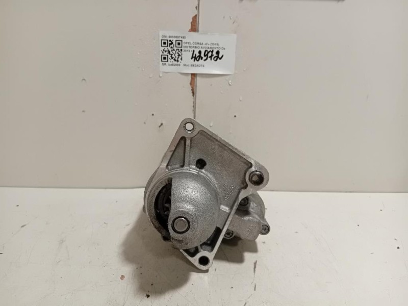 Motorino Avviamento 9830507480 Opel Corsa F 2019