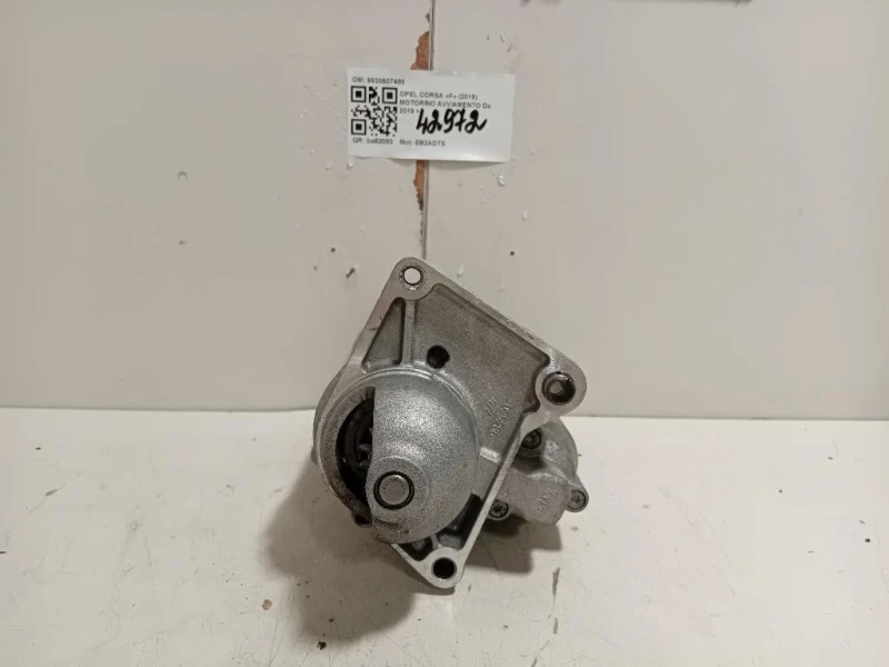 Motorino Avviamento 9830507480 Opel Corsa F 2019