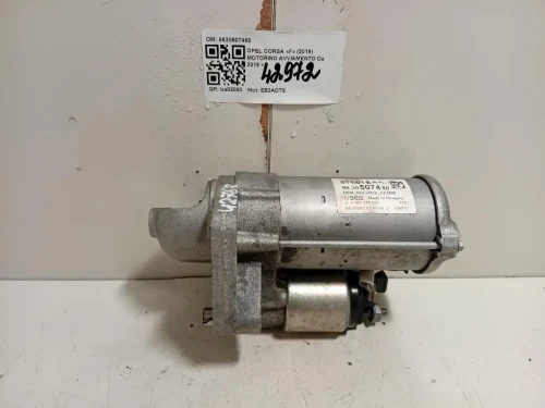 Motorino Avviamento 9830507480 Opel Corsa F 2019