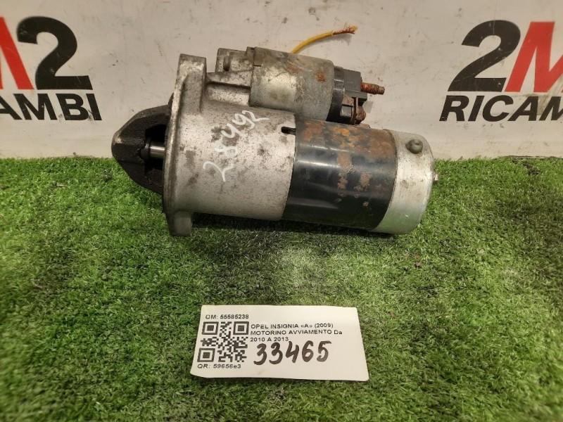 Motorino Avviamento 55585238 Opel Insignia A 2009