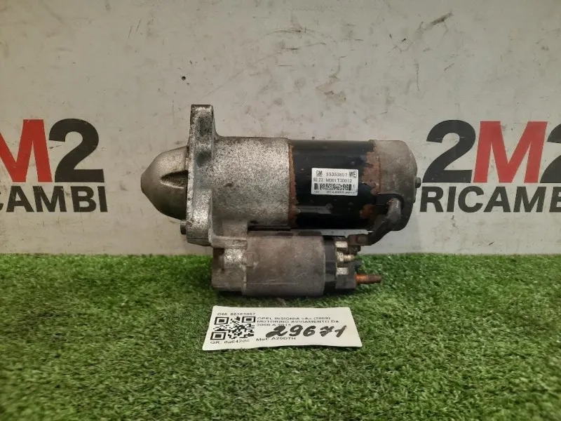 Motorino Avviamento 55353857 Opel Insignia A 2009