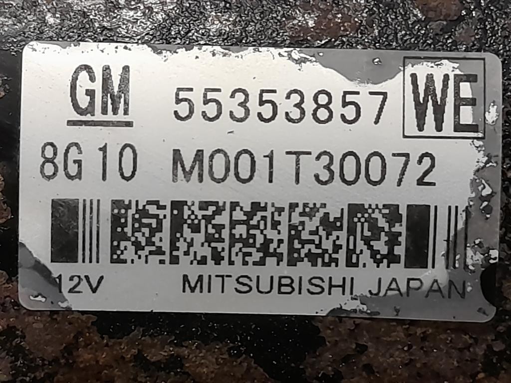 Motorino Avviamento 55353857 Opel Insignia A 2009