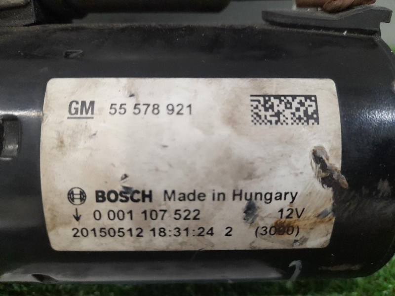 Motorino Avviamento 55578921 Opel Meriva B 2010