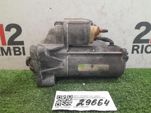 Motorino Avviamento 91169434 Opel Vivaro A 2001