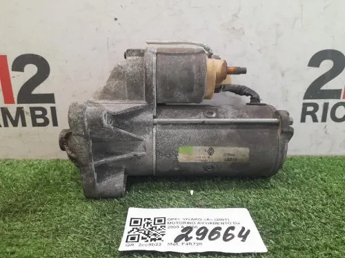 Motorino Avviamento 91169434 Opel Vivaro A 2001