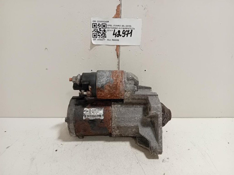 Motorino Avviamento 233003248R Opel Vivaro B 2015
