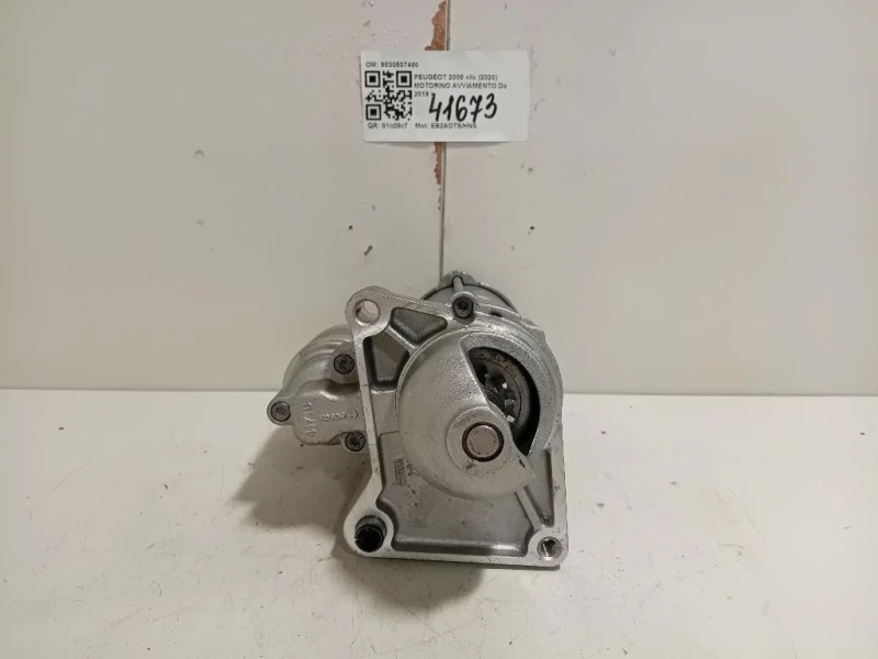 Motorino Avviamento 9830507480 Peugeot 2008 II 2020