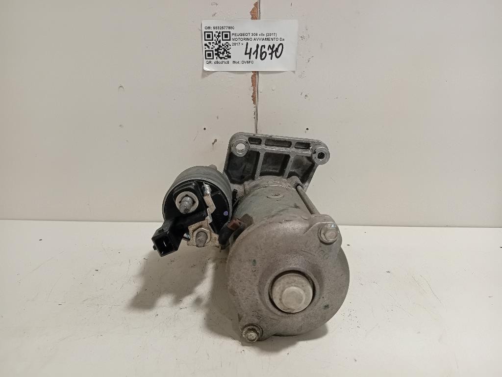Motorino Avviamento 9832577880 Peugeot 308 II 2017