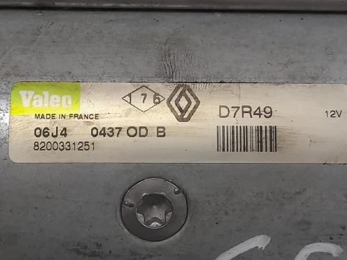 Motorino Avviamento 8200331251 Renault Megane II CC 2003