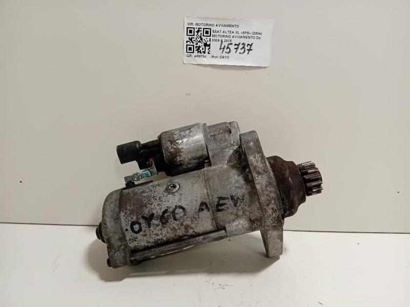 Motorino Avviamento MOTORINO AVVIAMENTO Seat Altea XL 5P5 2004